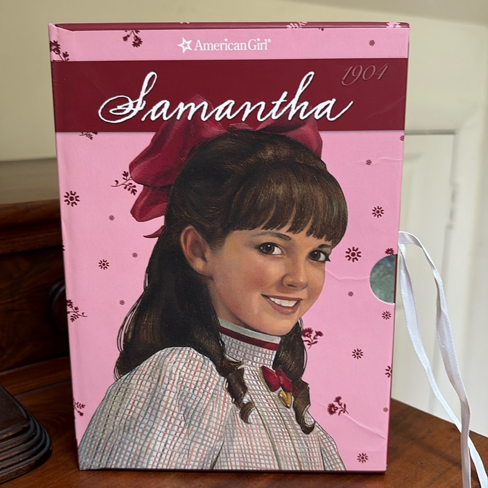 American Girl Books Samantha, 6 Book Collection Set with Board Game